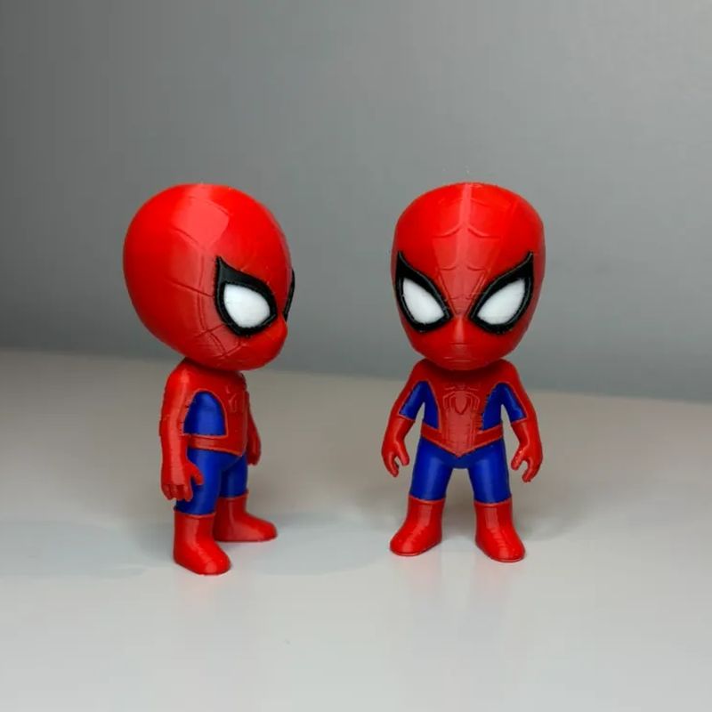 Boneco Herói Aranha Chibi